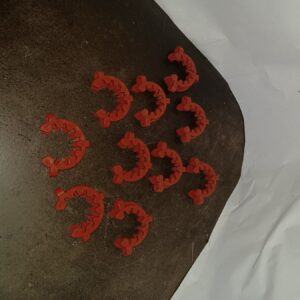 10x KECK Kegelschliffklammern KC 45