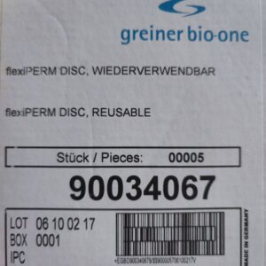 5x Greiner bio-one flexiperm disc wiederverwendbar Mikroskop