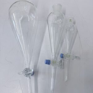 Konvolut 3 Scheidetrichter – 1000 ml, 250 ml und 50 ml