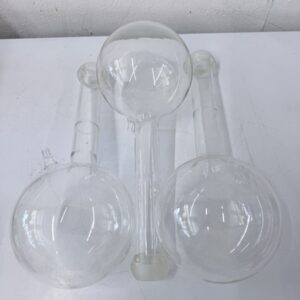 Lot 3 Rundkolben / Schüttelkolben / kugelförmige R