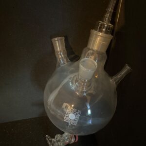 Mehrhalskolben, Reaktor mit Rührwerksaufsatz 4000ml