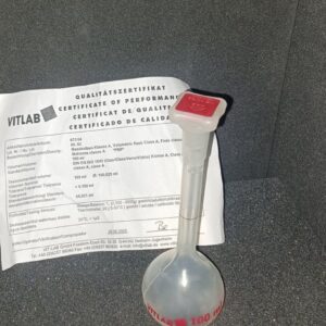 Messkolben 100ml, PMP,  NS-Stopfen