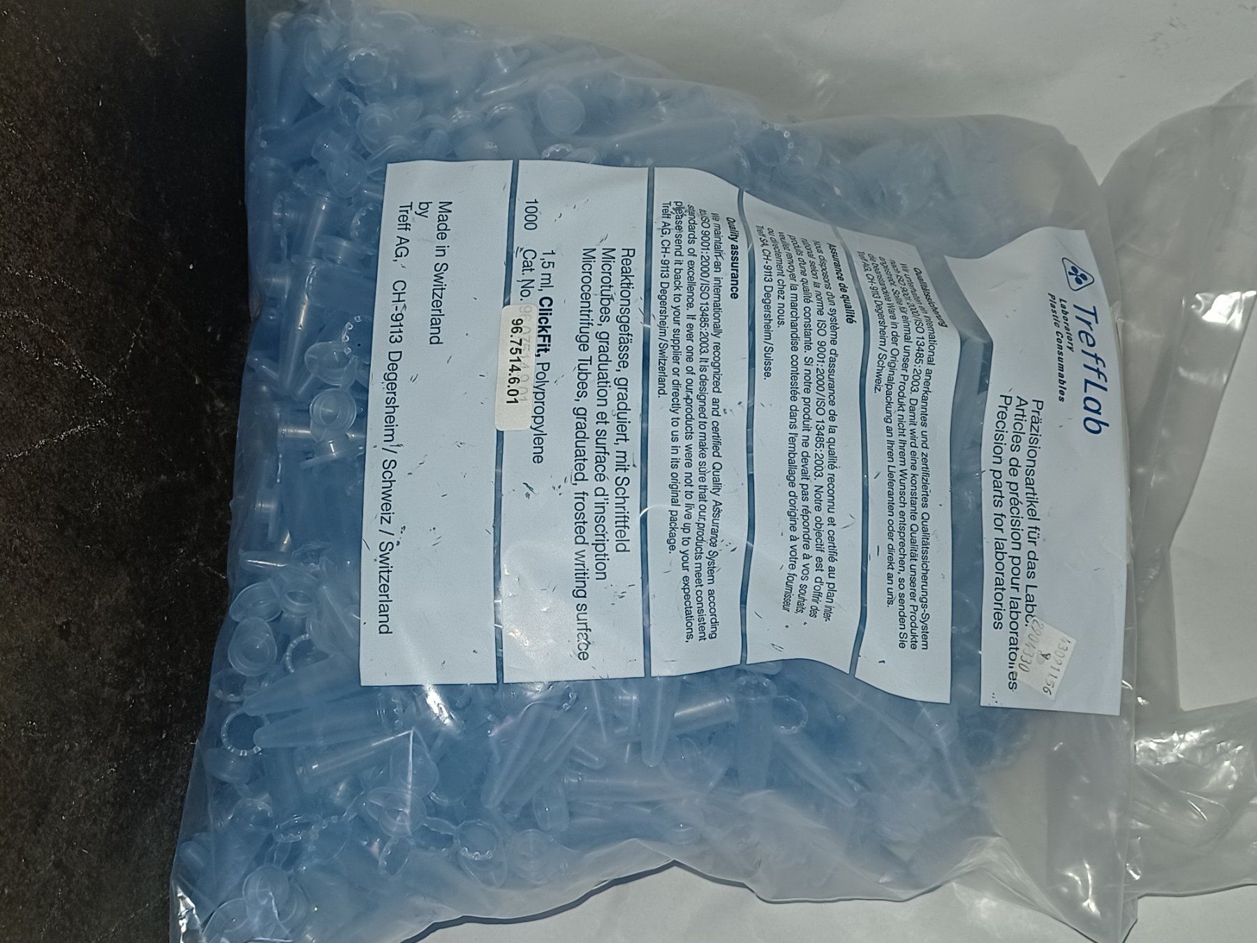 Mikroproberöhrchen PP 1,5 ml, Typ Eppendorf, Verschluss PP