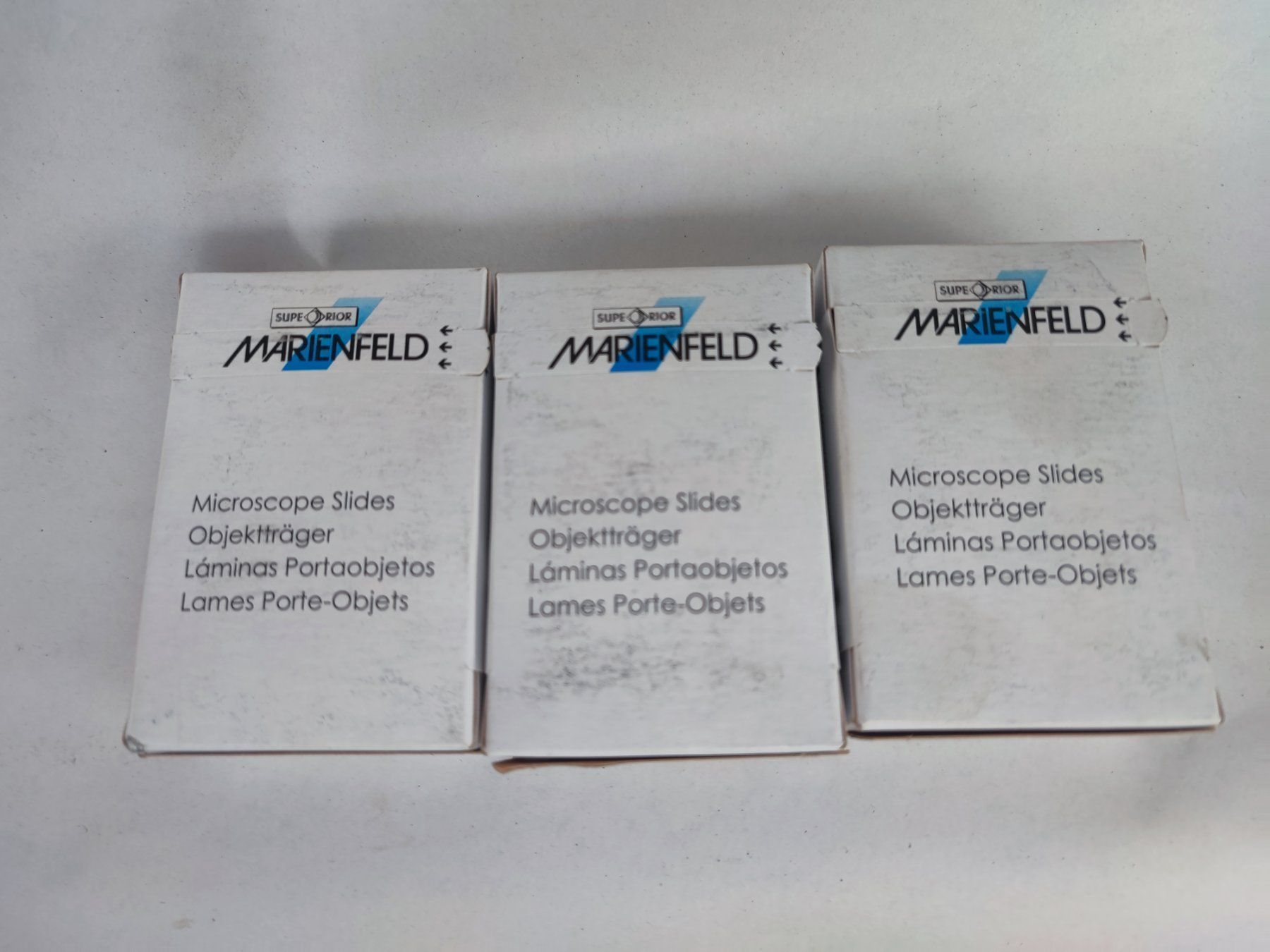 Objekträger Marienfeld madein Germany